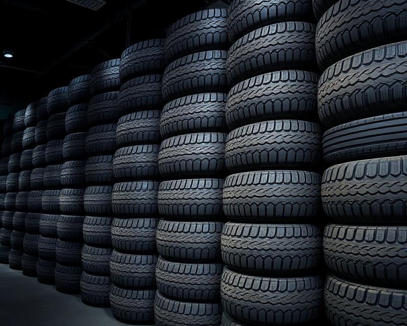 Mur de pneus neufs toutes marques en stock