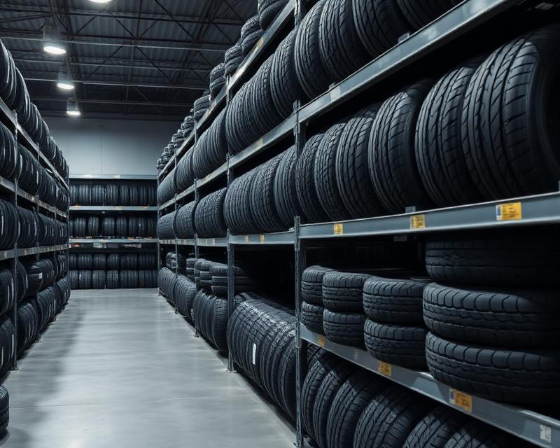Stock de pneus d'occasion contrôlés et garantis
